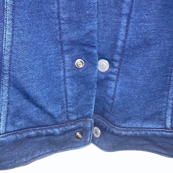 🥃🍕 VINTAGE Genuine Levi Strauss & Co. Blue Jean Style Jacket Size Small 🥾🌴 - Picture 7 of 10